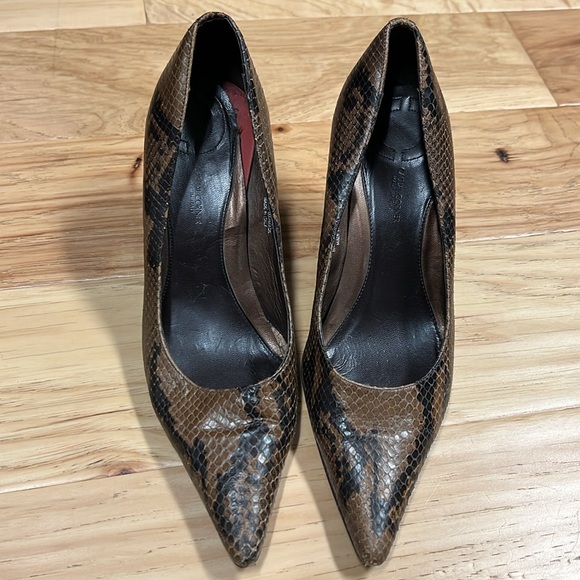 Leather Pumps with Snakeskin Appearance! - Picture 2 of 6